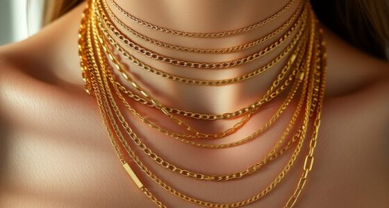 top gold layered necklace trends