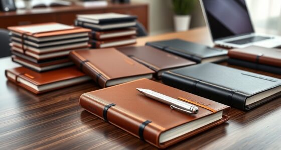 top leather executive notebooks