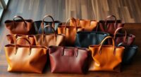 top leather work tote bags