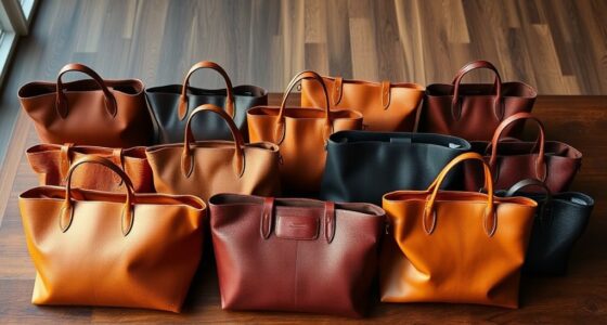 top leather work tote bags