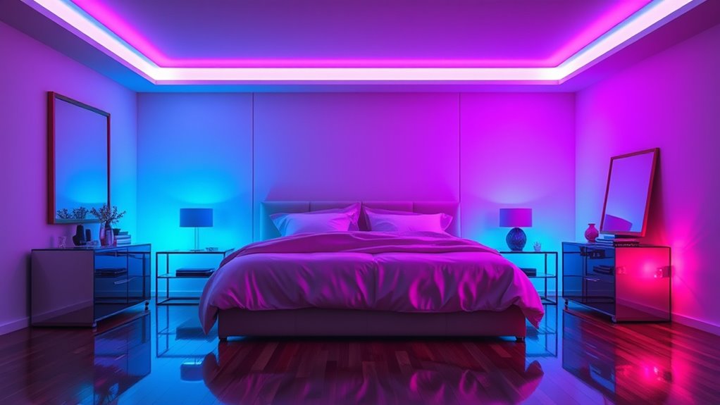 top led bedroom lighting