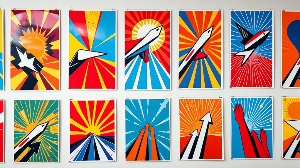 top motivational pop art posters