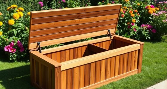 top waterproof garden storage benches