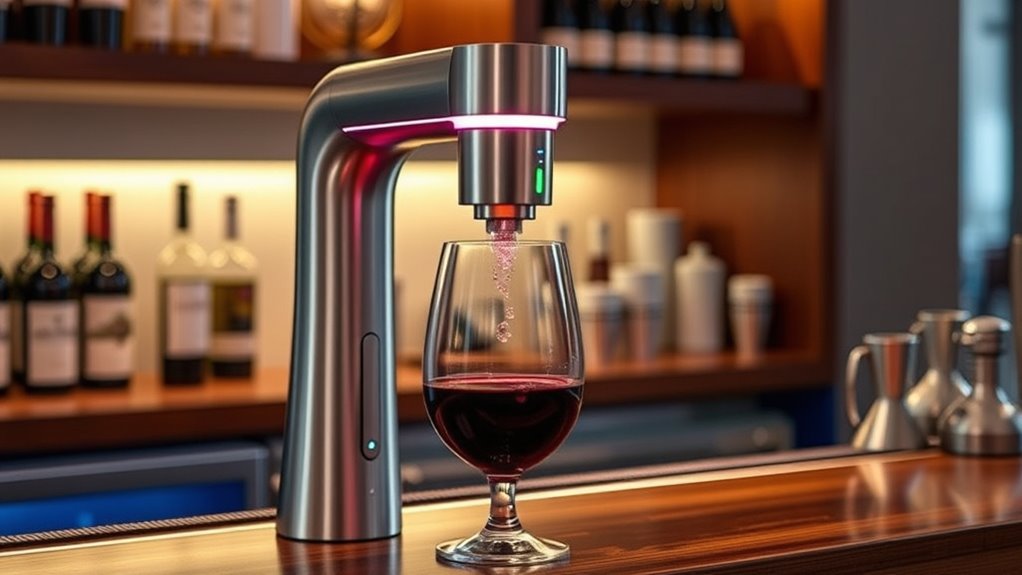wine aerator features and maintenance