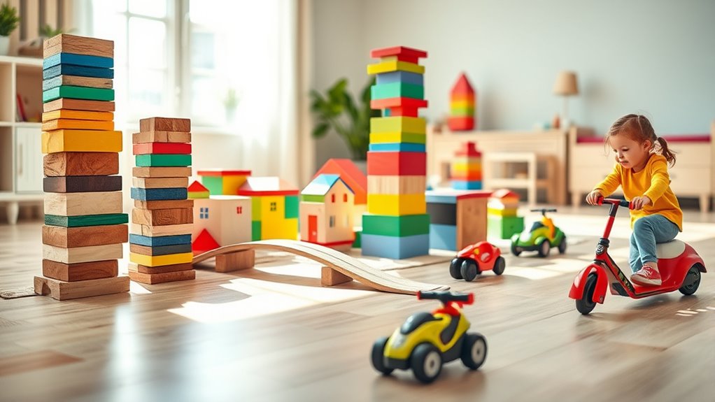 building towns with blocks