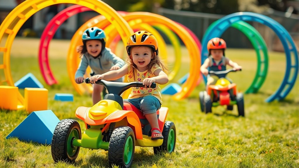 child designed obstacle courses