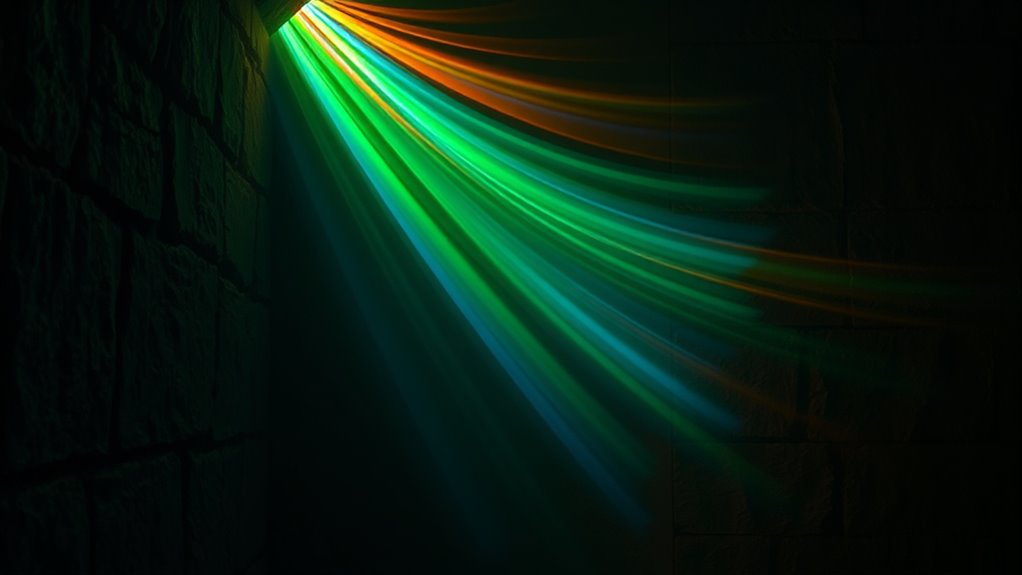 colorful light sensory exploration