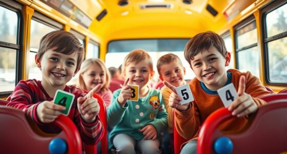 counting fun on wheels