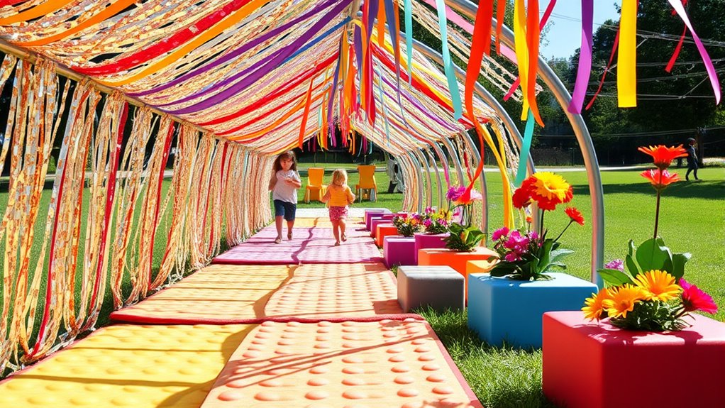 design a tactile challenge course