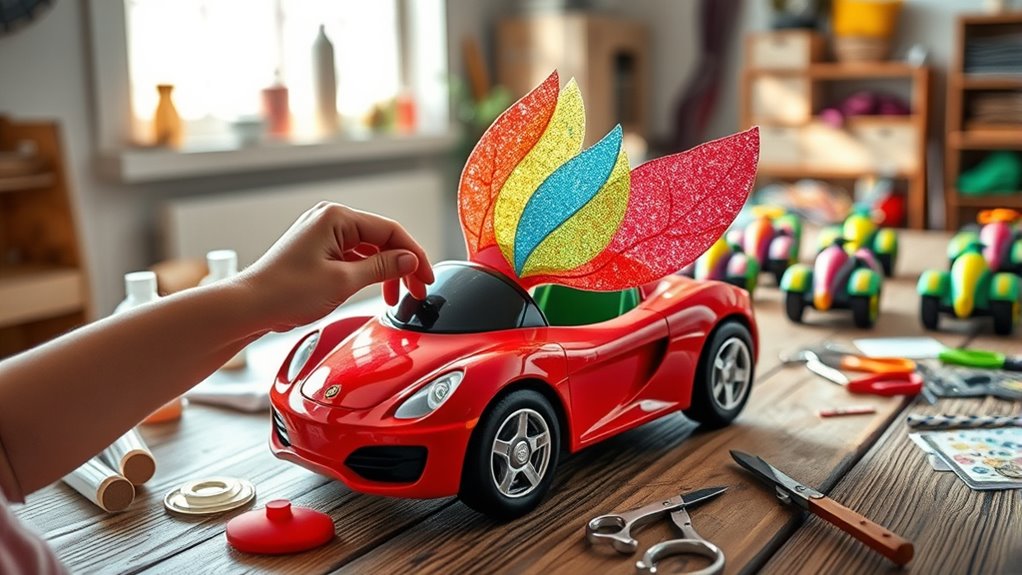 diy ride on toy accessories