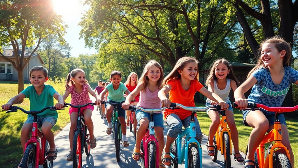 enhancing social skills through cycling
