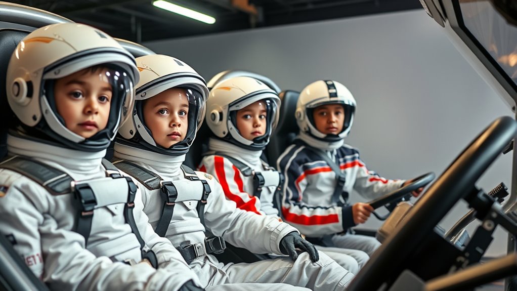 immersive space vehicle simulations