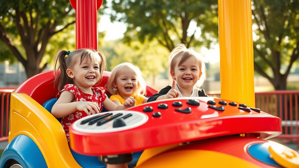 music enhances ride on play