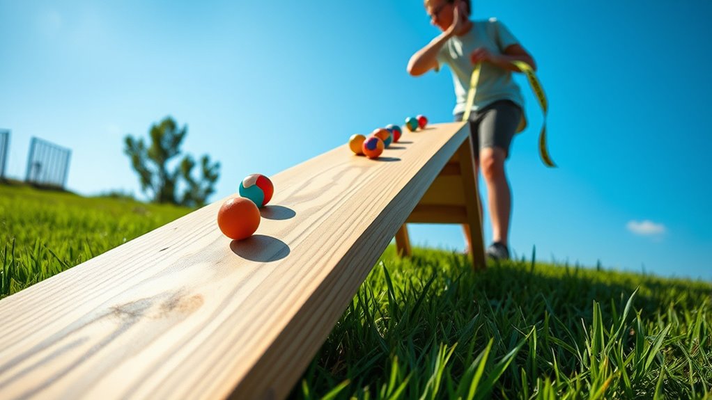 physics experiments with ramps