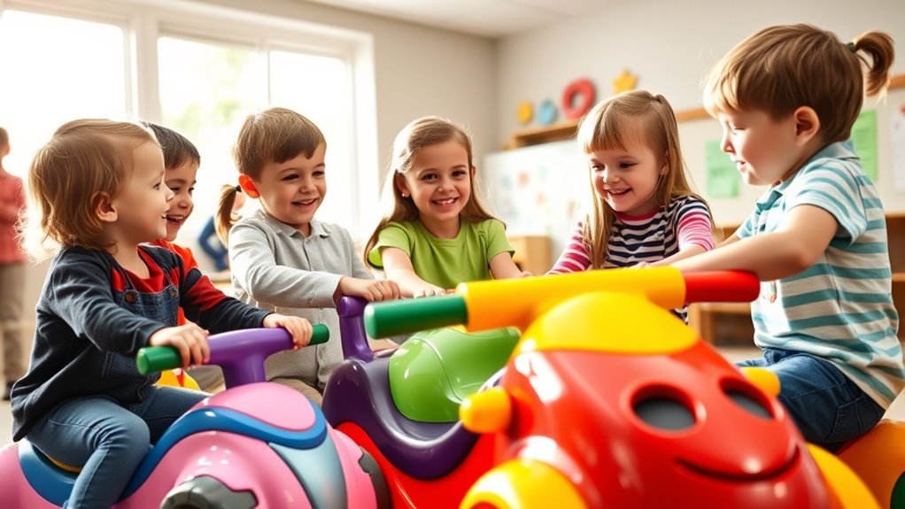 ride on games promote kindness