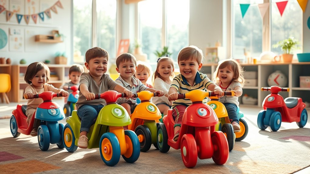 ride on games promote kindness