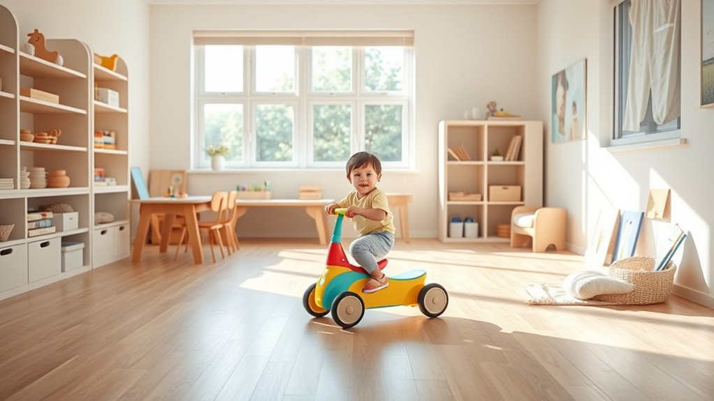 ride on play fosters independence