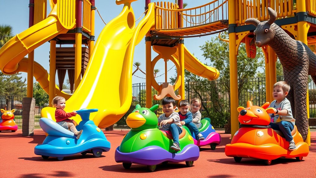 ride on playground integration