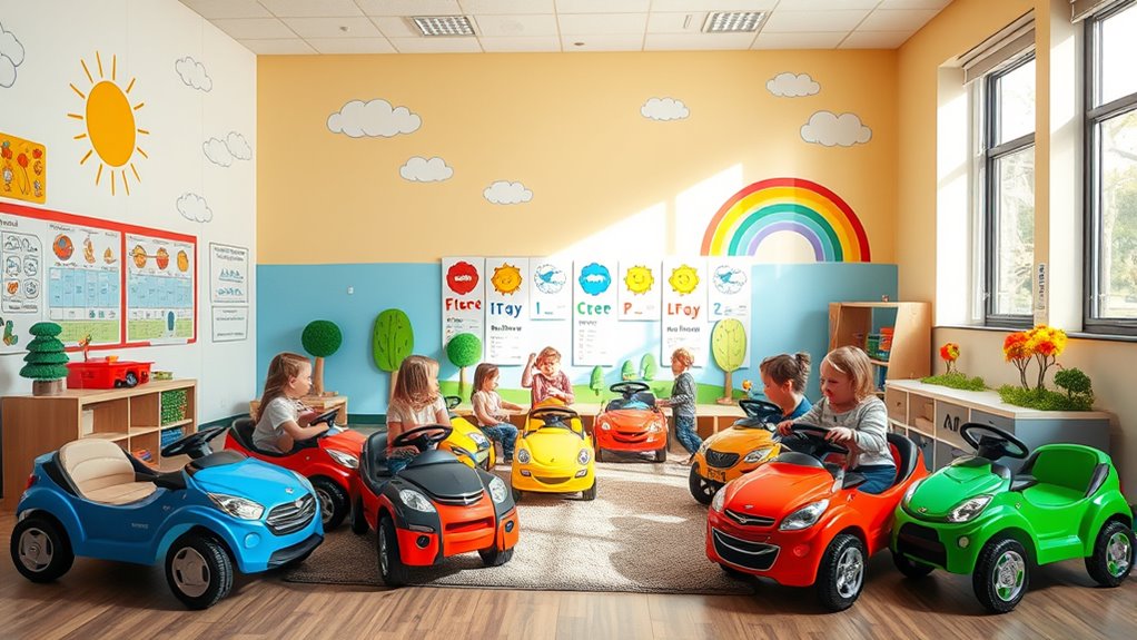 ride on themed weather lessons