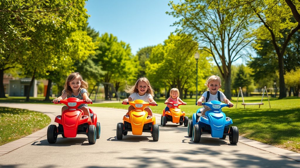 ride on toy park safety