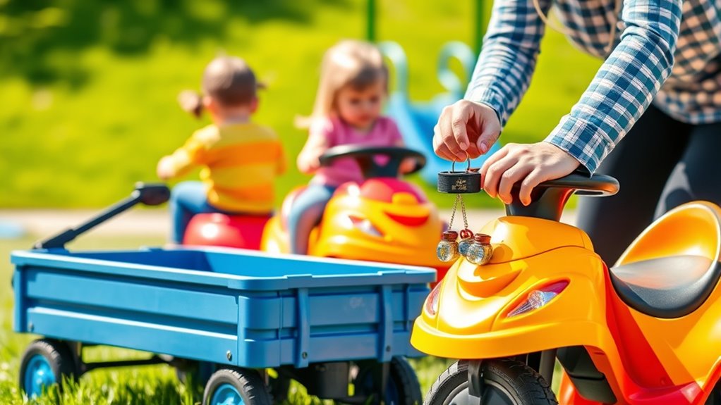 ride on toy weight experiments