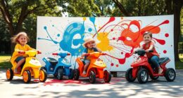 ride on toys art integration