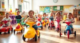 ride on toys facilitate transitions