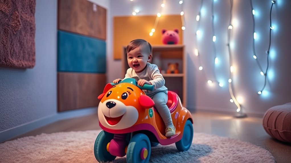 ride on toys promote sensory development