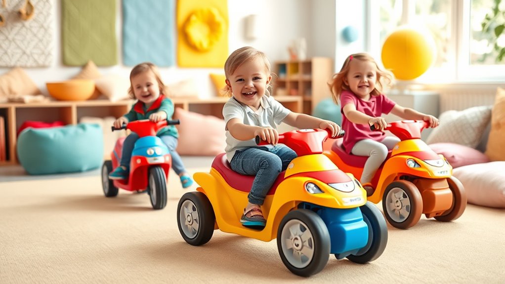 ride on toys sensory play