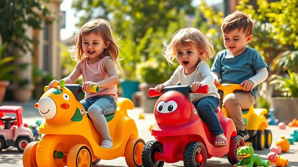 ride on toys storytelling activity