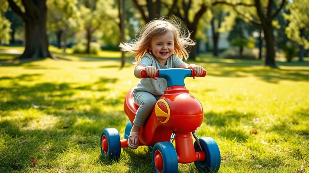 ride on toys vestibular development
