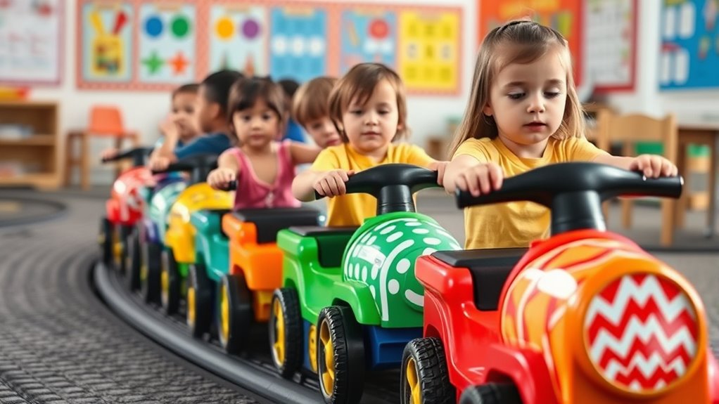 ride ons foster pattern recognition