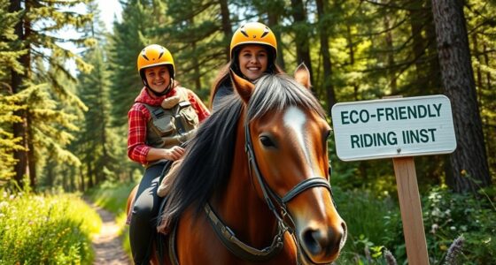 riding to promote conservation