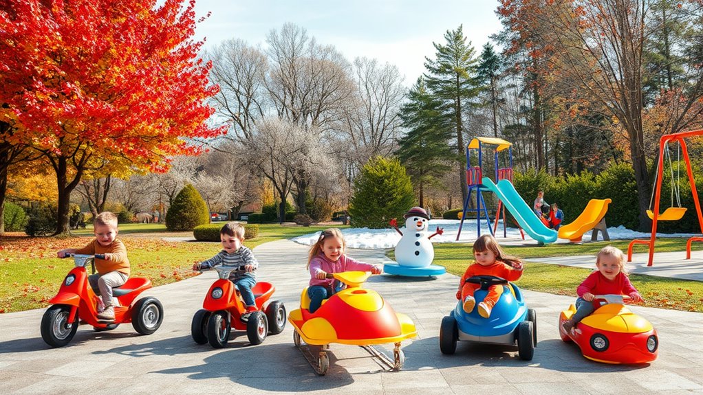 seasonal ride on activity ideas