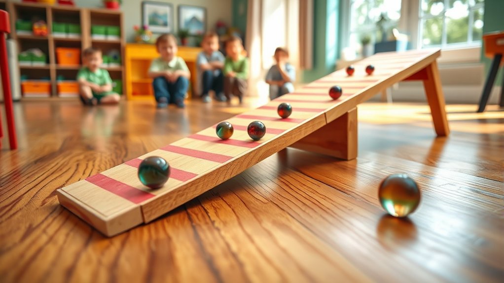 studying gravity with inclined planes