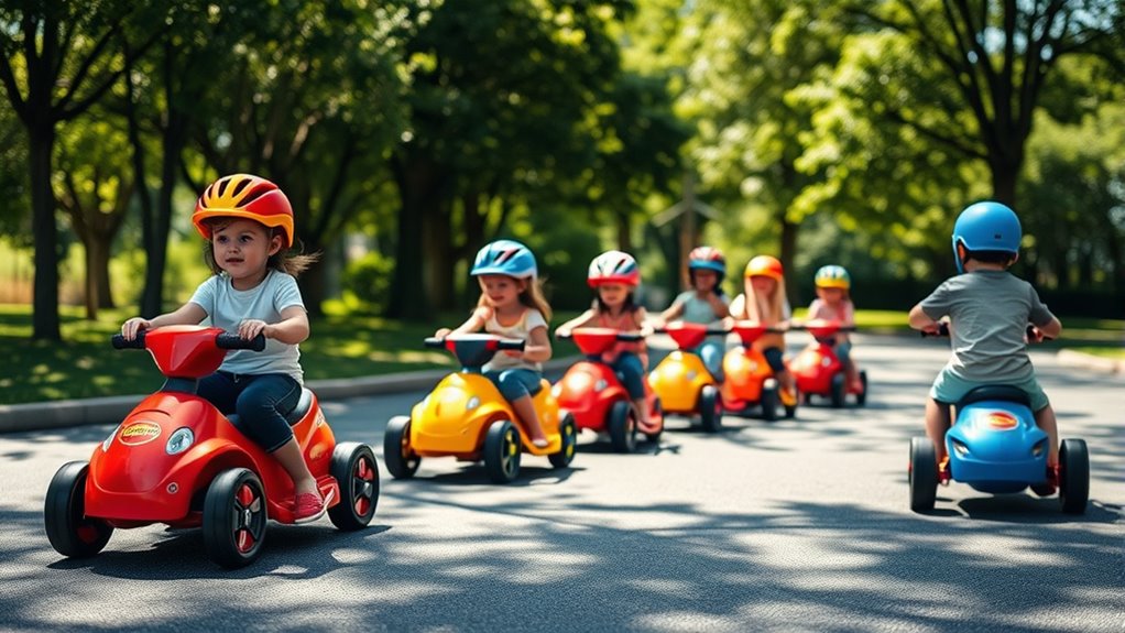 teaching sequencing with ride on toys