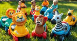 transforming ride on toys into zoo animals