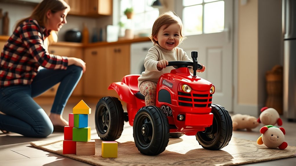 using ride on toys daily