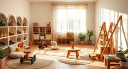 waldorf inspired ride on playroom