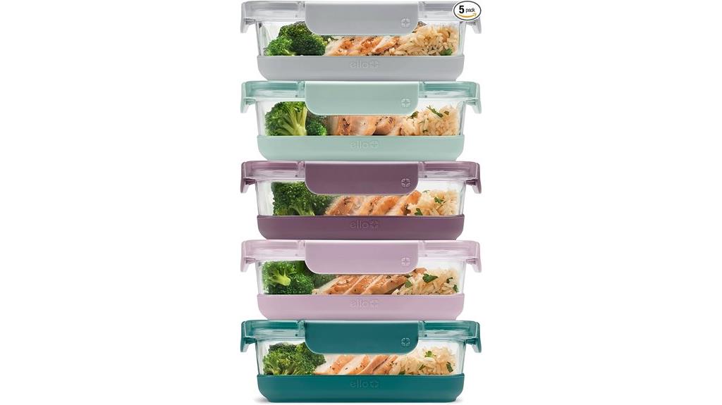 duraglass meal prep set