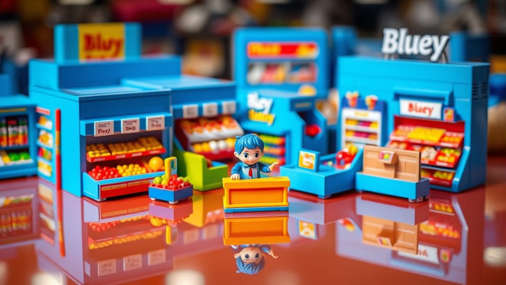 top bluey market playsets