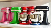 top kitchenaid mixer colors