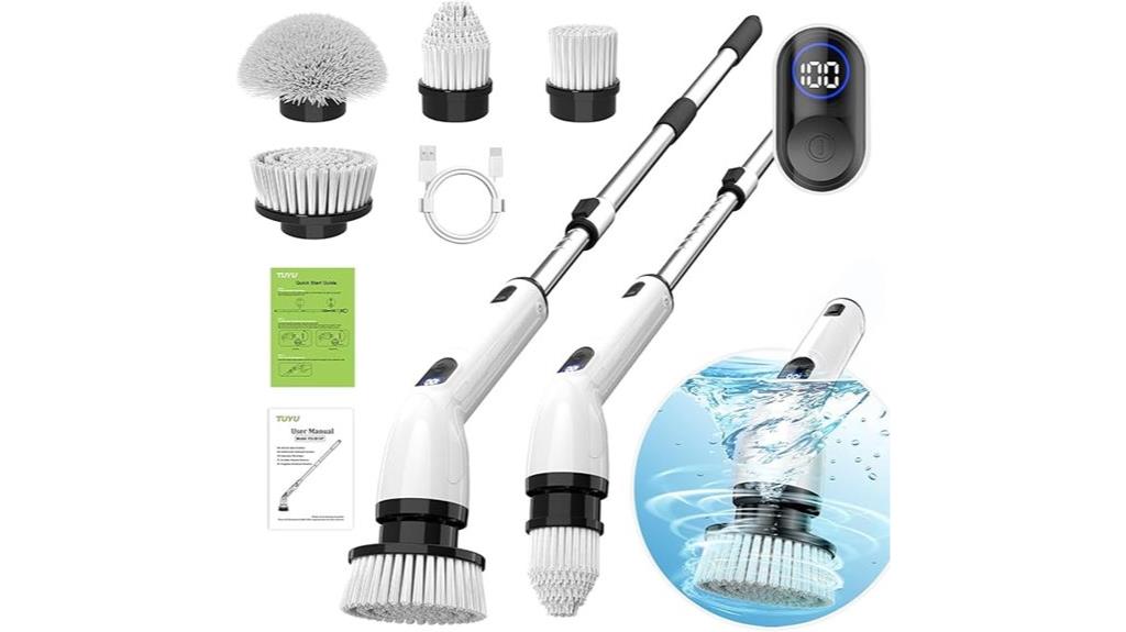waterproof bathroom cleaning tool