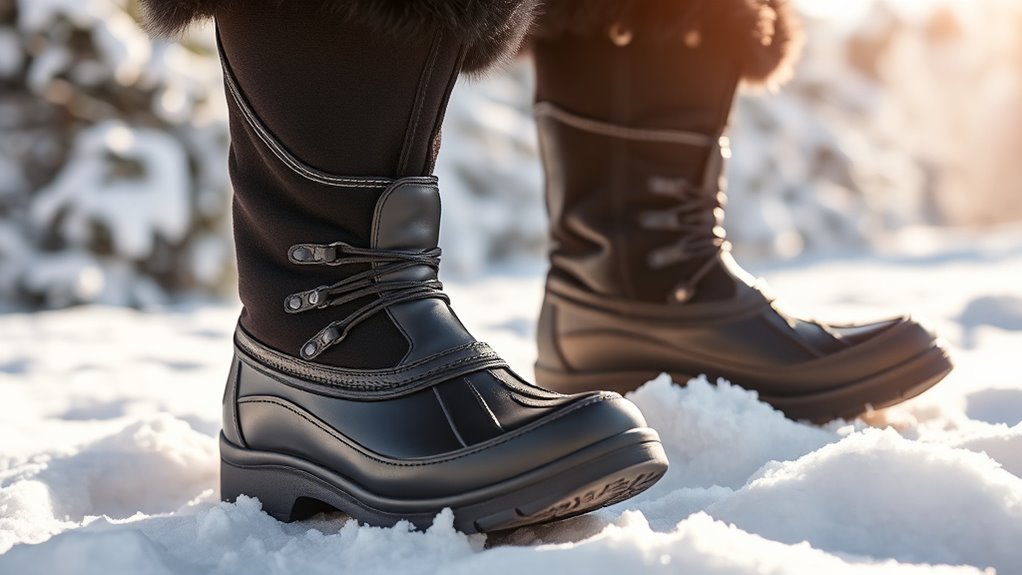 waterproof insulated traction comfort