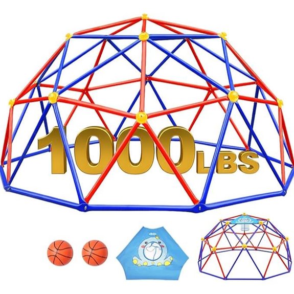 Zupapa 10FT Climbing Dome for Kids Outdoor Play