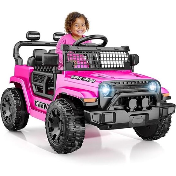 12V Toddler Ride-On Car with Remote & Lights