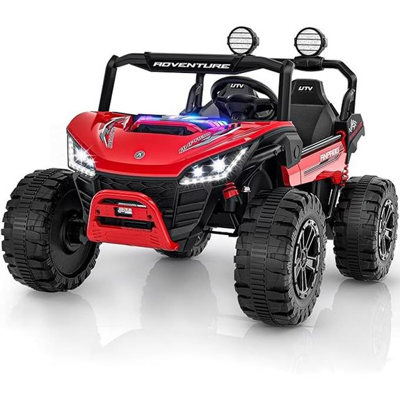 ANPABO 24V 2-Seater Ride-On Car with Lights