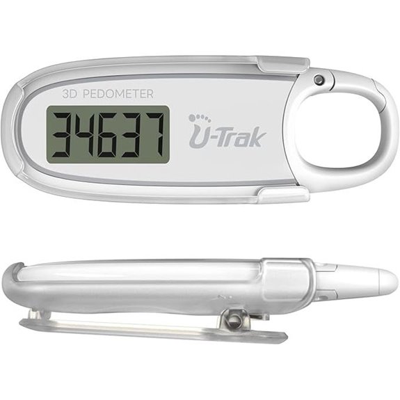 3D Pedometer with Clip for Walking