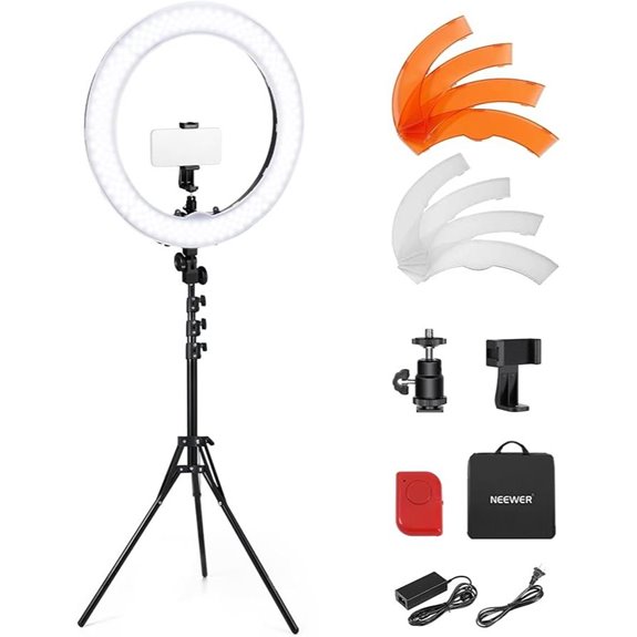 NEEWER 55W 18 Ring Light Kit for Photos and Video