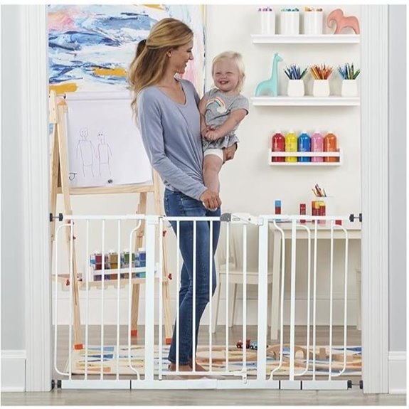Regalo 56-Inch Walk-Through Baby Gate Set